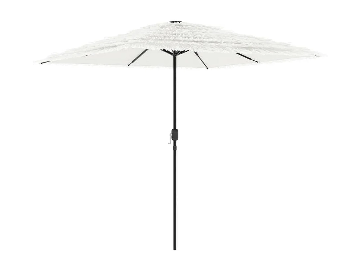 Draveil Parasol met stalen paal 248x248x248 cm wit