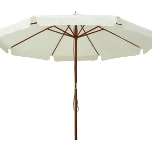 Eastvale Parasol met houten paal 330 cm zandwit Eastvale Parasol met houten paal 330 cm zandwit