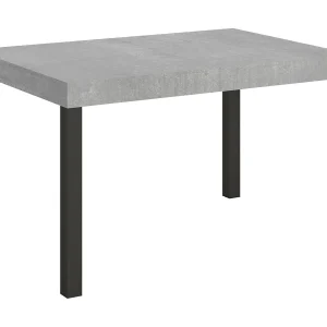 Everyday uitschuifbare tafel 120/380×90 cm beton antraciet poten