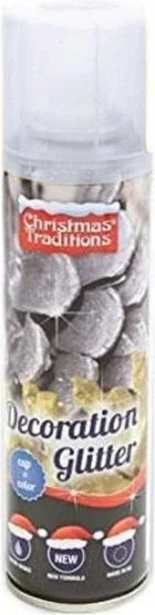 Christmas Traditions glitterspray 150 ml zilver