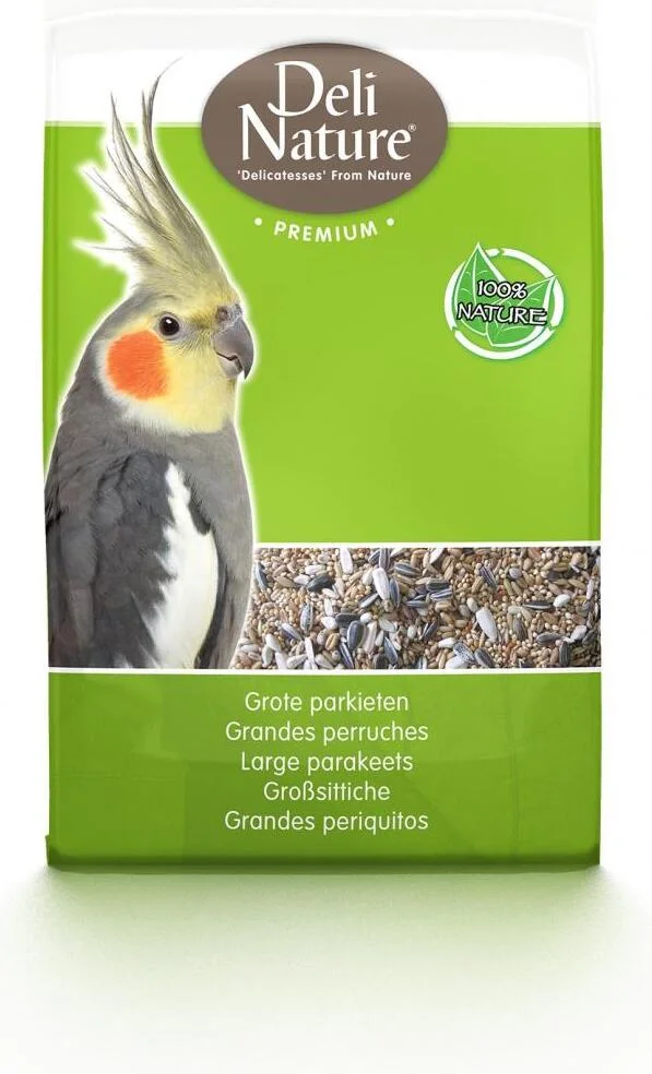 Deli Nature vogelvoer premium grote parkiet 4 kg