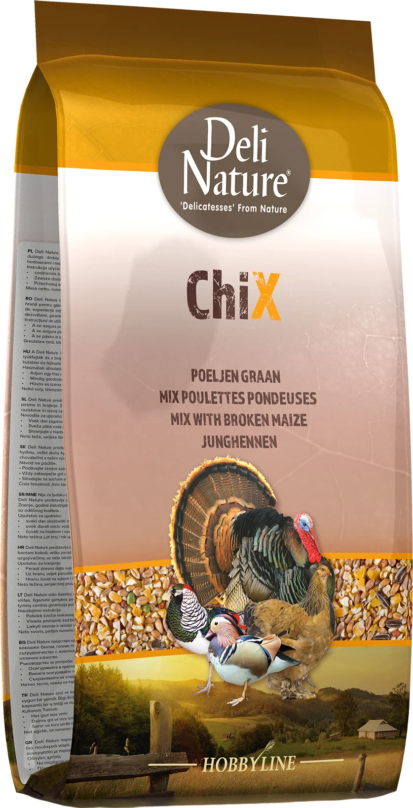 Deli Nature kippenvoer ChiX poeljengraan 4 kg