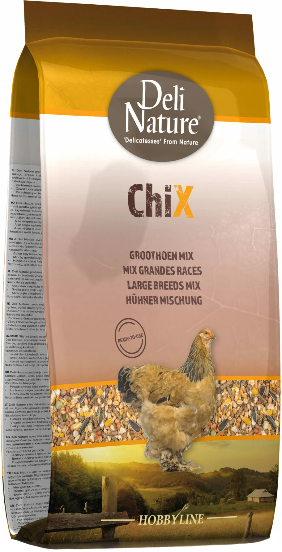 Deli Nature kippenvoer ChiX groothoen mix 4 kg