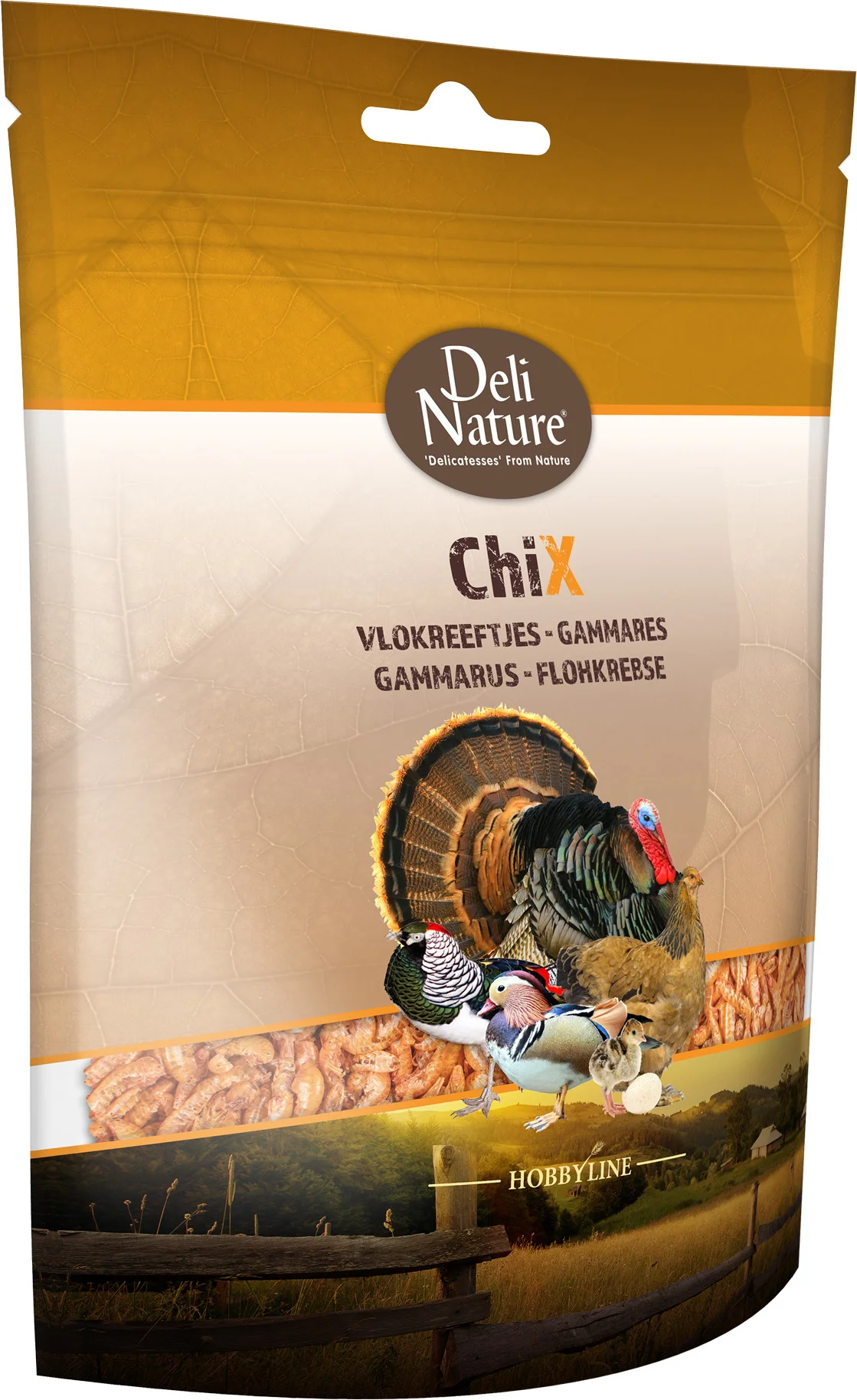 Deli Nature kippenvoer ChiX vlokreeftjes 150 g