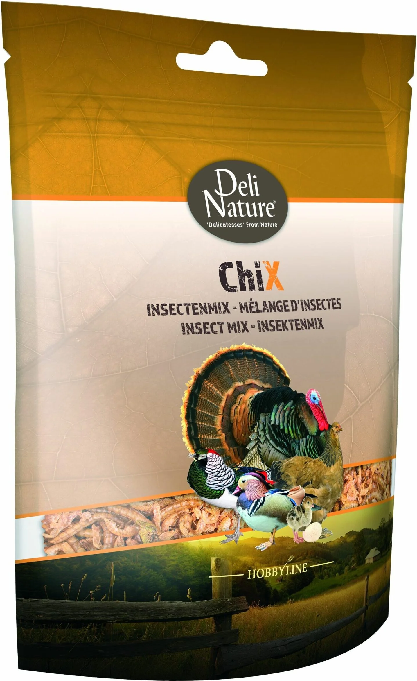 Deli Nature kippenvoer ChiX insectenmix 180 g