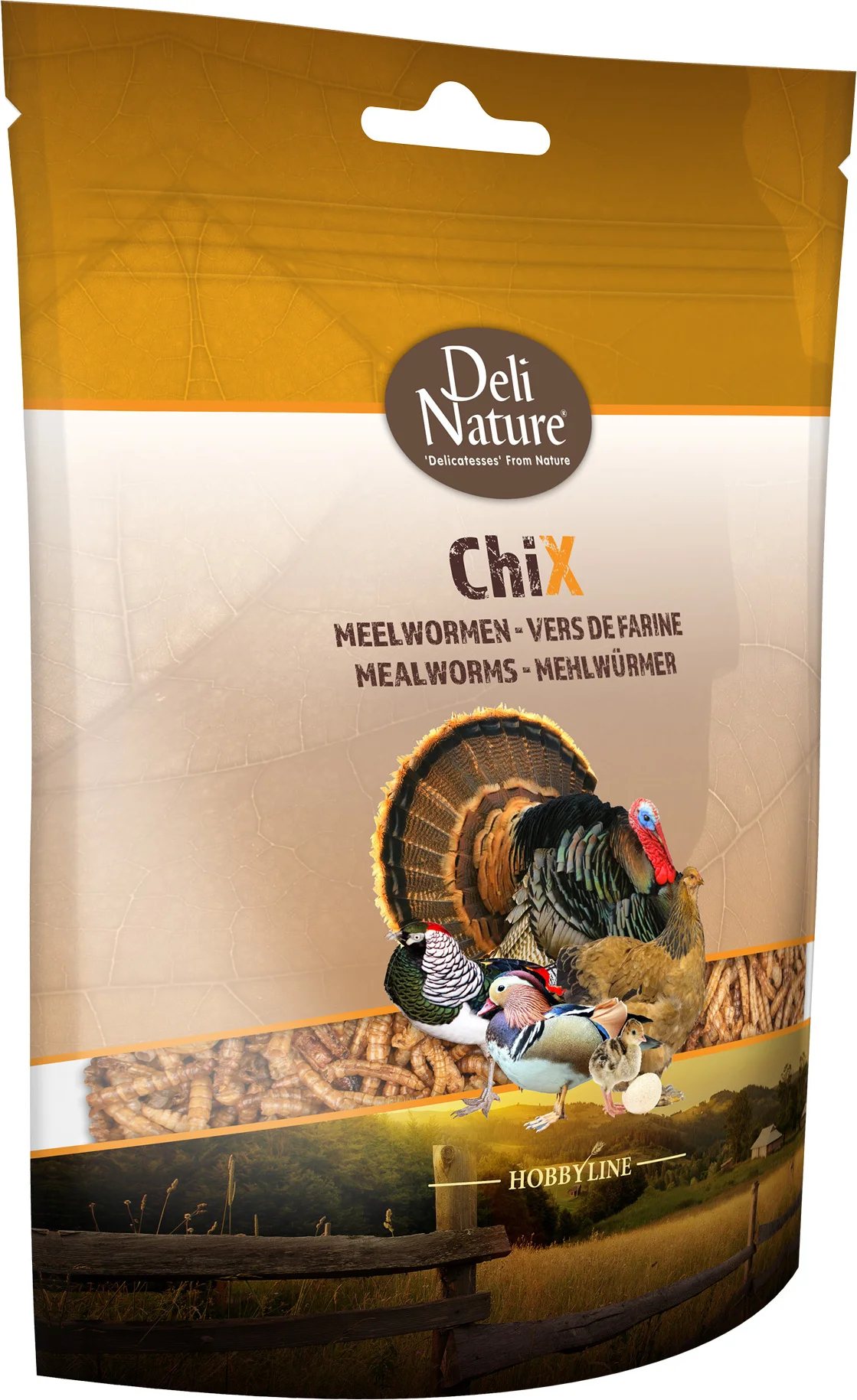 Deli Nature kippenvoer ChiX meelwormen 200 g