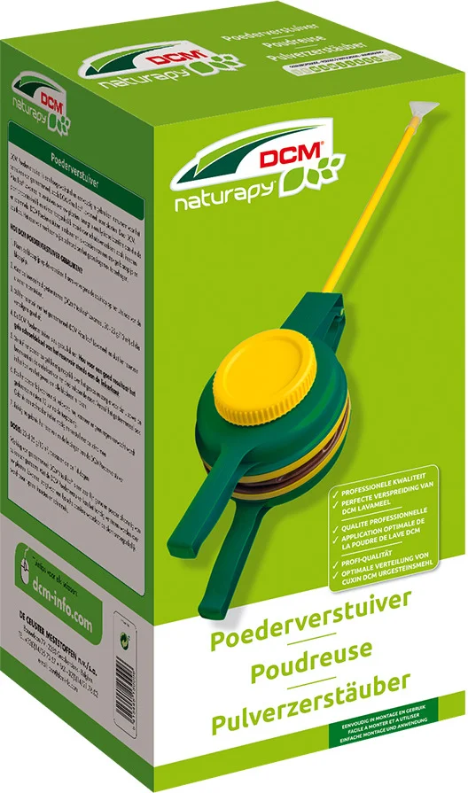 DCM poederverstuiver voor gesteentemelen