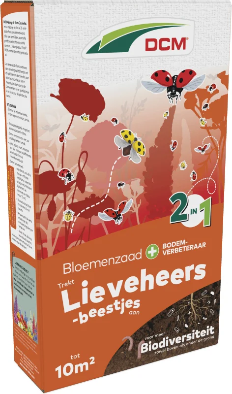 DCM bloemenzaad bloemenmengel lieveheersbeestje 10 m2