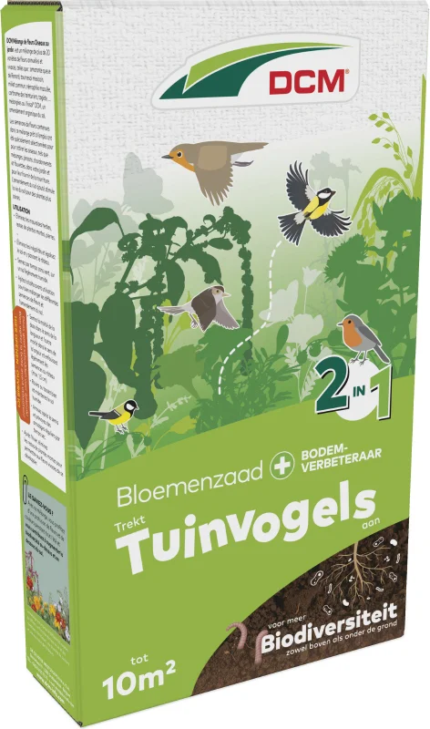 DCM bloemenzaad bloemenmengel tuinvogels 10 m2