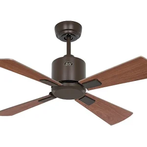 eco neo III 92, ventilator wifi zonder licht, bruine behuizing met walnoot- en kersenhouten bladen, casafan eco neo III 92, ventilator wifi zonder licht, bruine behuizing met walnoot- en kersenhouten bladen, casafan