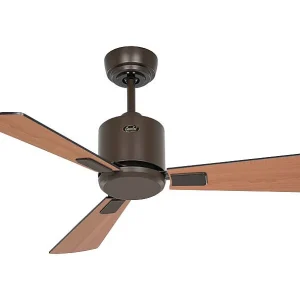 eco neo III 92, ventilator zonder licht, bruine behuizing met wengé en grijze bladen, casafan eco neo III 92, ventilator zonder licht, bruine behuizing met wengé en grijze bladen, casafan