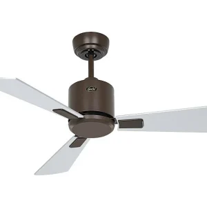 eco neo III 92, ventilator zonder licht, bruine behuizing met wengé en grijze bladen, casafan eco neo III 92, ventilator zonder licht, bruine behuizing met wengé en grijze bladen, casafan