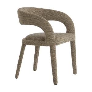 Eetkamerstoel KYRAN – 58x57x78 cm – Bruin – Set van 2 Eetkamerstoel KYRAN – 58x57x78 cm – Bruin – Set van 2