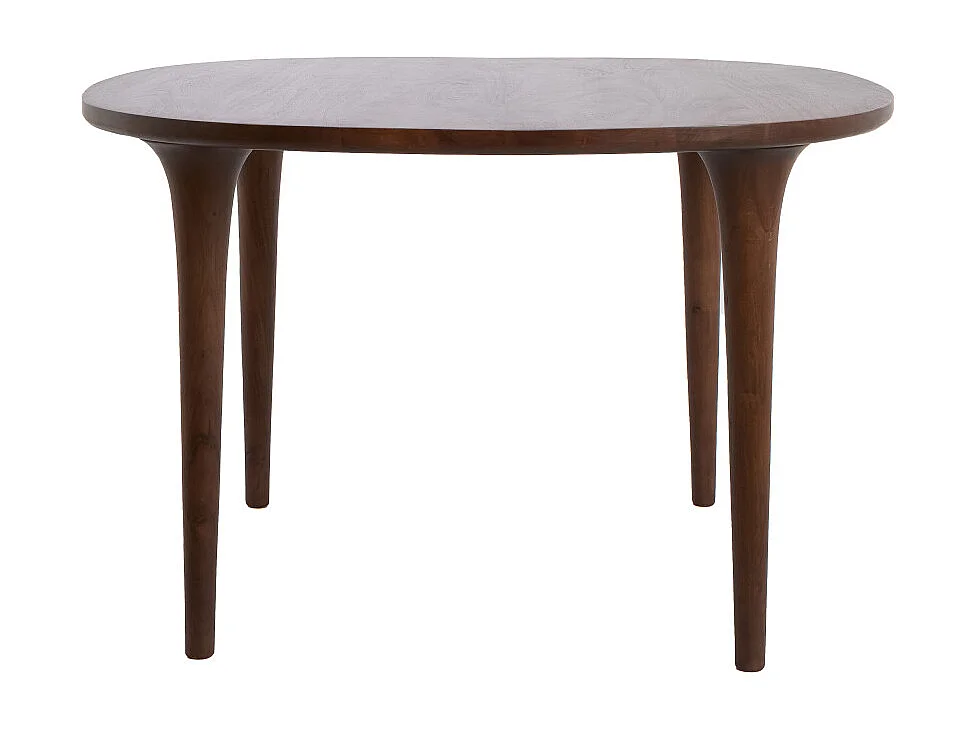Eettafel ZALE - Ø140x76 cm - Bruin