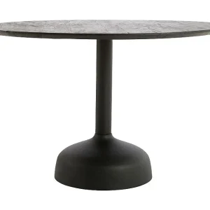 Eettafel TUNJA – Ø120×76 cm – Zwart Eettafel TUNJA – Ø120×76 cm – Zwart