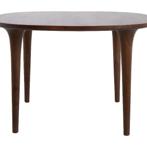 Eettafel ZALE – Ø120×76 cm – Bruin Eettafel ZALE – Ø120×76 cm – Bruin