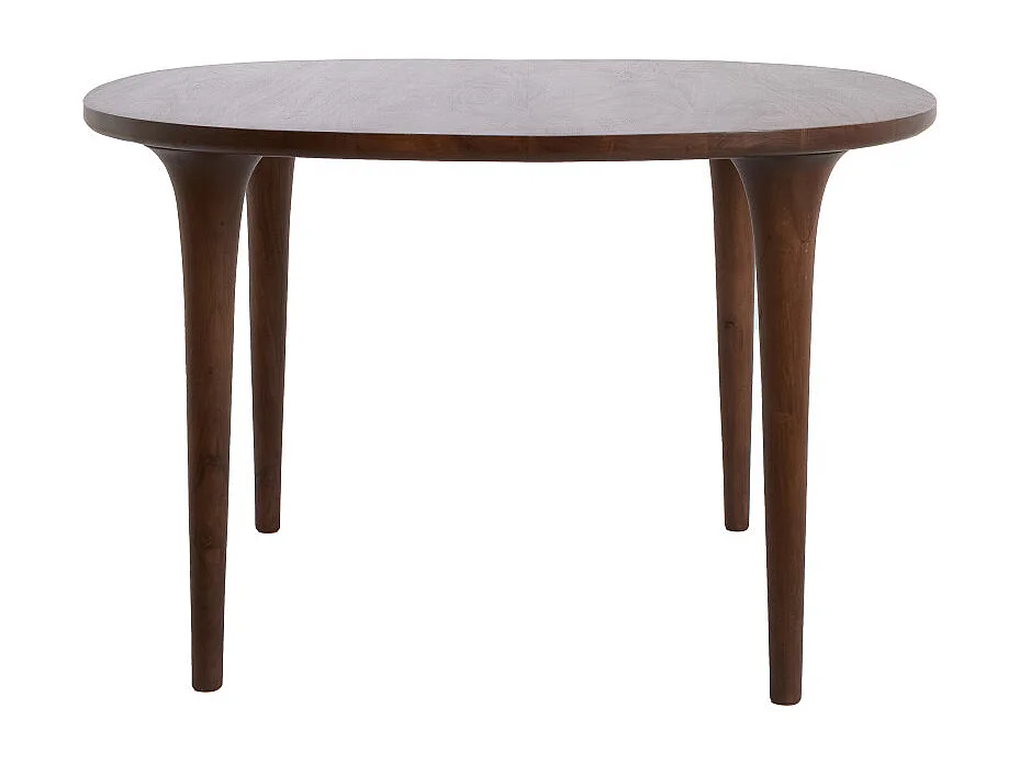 Eettafel ZALE - Ø120x76 cm - Bruin