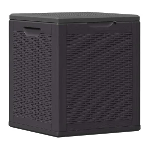 Drumkeeran  Tuinbox 90 L PP rattan zwart
