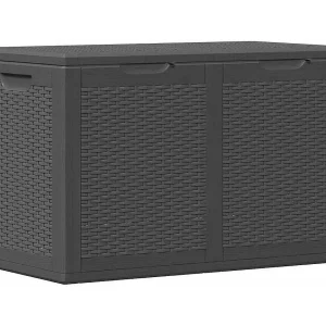 Drumkeeran Tuinbox 180 L PP rattan zwart Drumkeeran Tuinbox 180 L PP rattan zwart