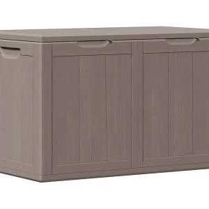 Drumkeeran Tuinbox 180 L PP houtlook bruin Drumkeeran Tuinbox 180 L PP houtlook bruin
