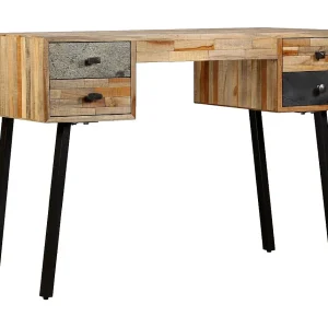 Garden Furniture – Schrijftafel 110x50x76 cm massief gerecycled teakhout Garden Furniture – Schrijftafel 110x50x76 cm massief gerecycled teakhout