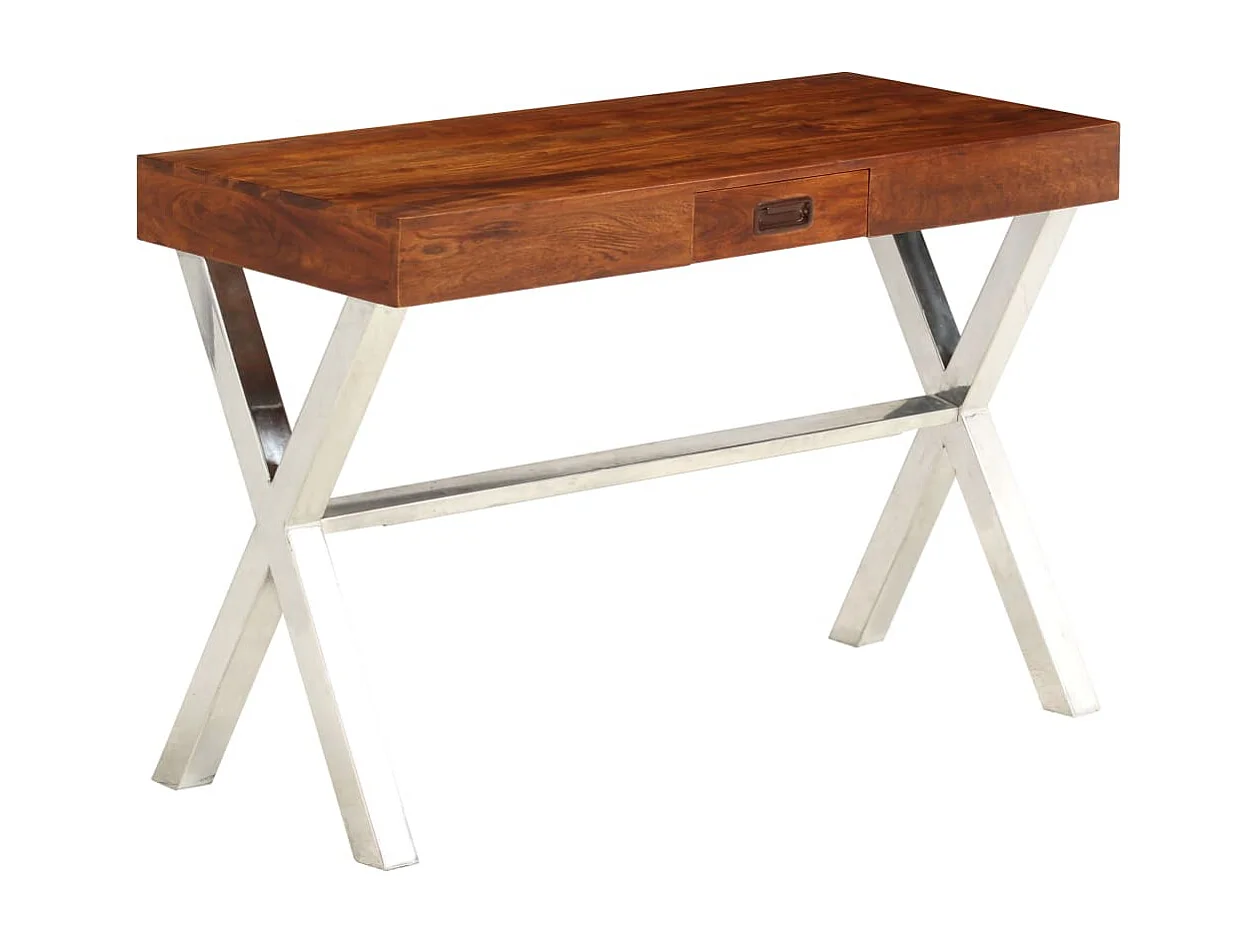 Garden Furniture - Bureau 110x50x76 cm massief acaciahout en honingafwerking