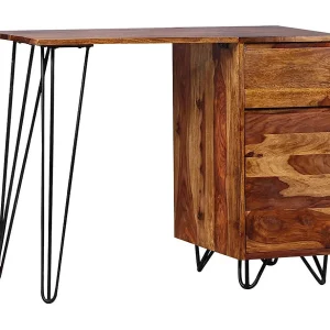 Garden Furniture – Schrijftafel met 1 lade en 1 kastje massief acaciahout Garden Furniture – Schrijftafel met 1 lade en 1 kastje massief acaciahout