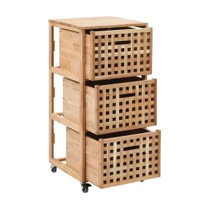 Garden Furniture – Badkamerkastje 41x41x91 cm massief walnotenhout Garden Furniture – Badkamerkastje 41x41x91 cm massief walnotenhout