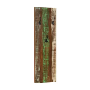 Folker  Wandkapstokken 2 st 36x3x110 cm massief gerecycled hout