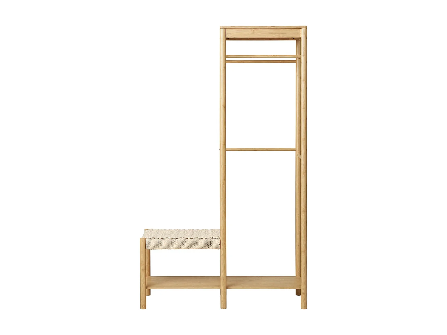 Kast 1 deur 4 laden massief grenen wit gelakt Jam 44 cm
