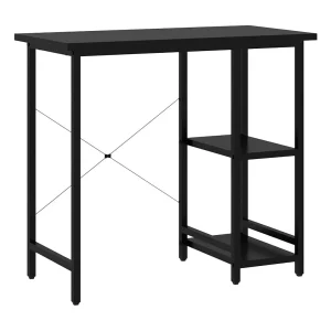 Drenin  Computerbureau 80x40x72 cm MDF en metaal zwart