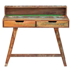 Eloira Bureau massief gerecycled hout Eloira Bureau massief gerecycled hout