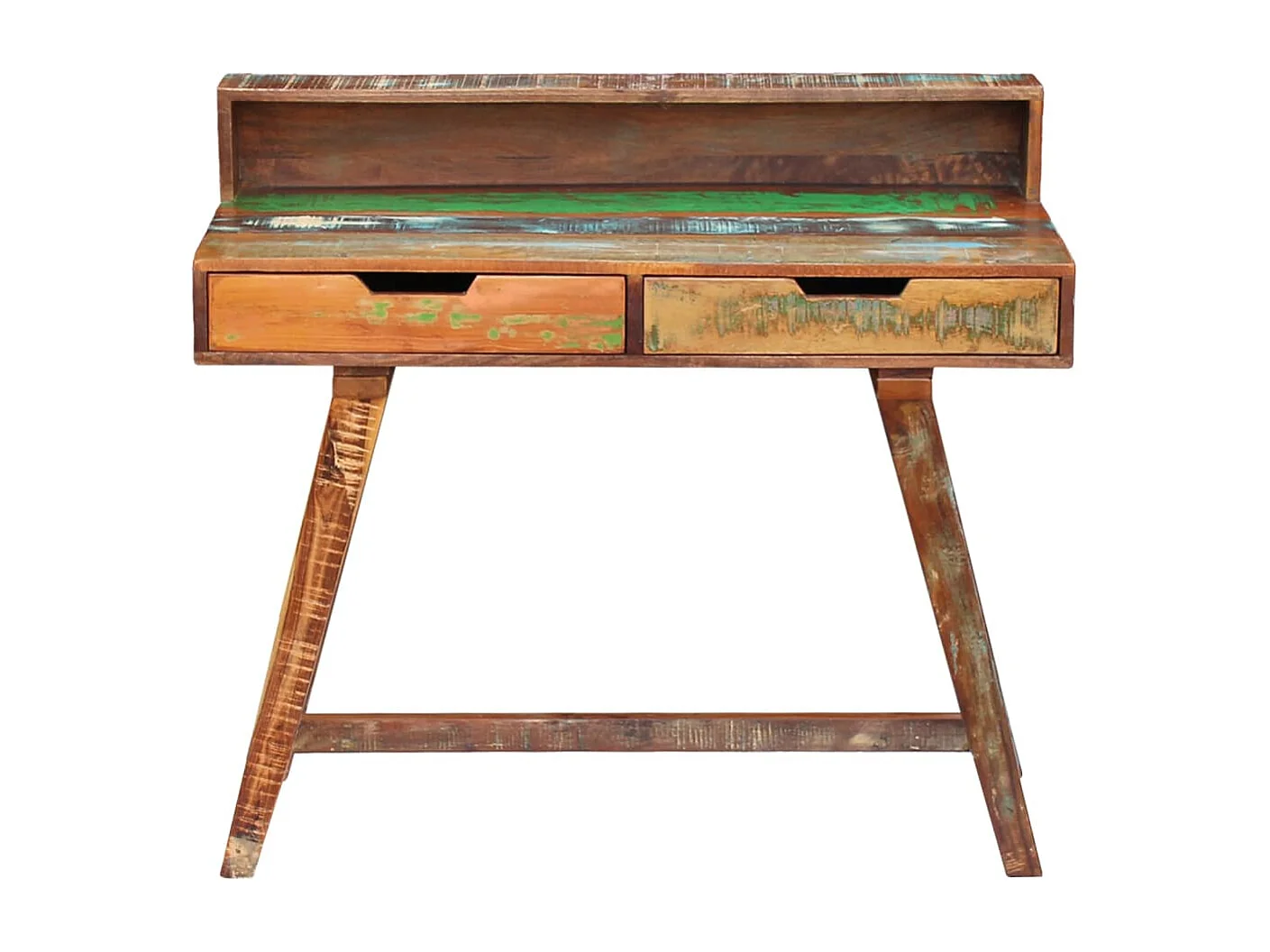 Eloira Bureau massief gerecycled hout