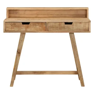 Eloira Bureau 100x45x90 cm massief ruw mangohout Eloira Bureau 100x45x90 cm massief ruw mangohout