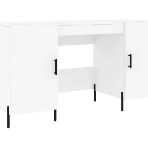Fort Payne  Bureau 140x50x75 cm bewerkt hout wit