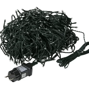 ECD Germany LED-lichtketting Voor Kerst Met 480 Led's, 36 M, Warm Wit, Voor Binnen En Buiten Ip44, Kerstverlichting Kerstlichtketting Voor Kerstboom, Ketting Aan Groene Kabel
