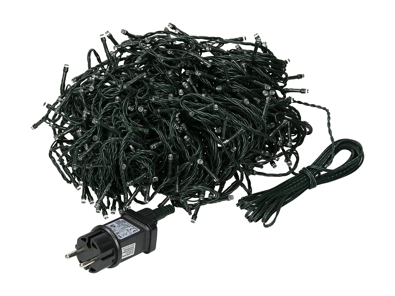 ECD Germany LED-lichtketting Voor Kerst Met 480 Led's, 36 M, Warm Wit, Voor Binnen En Buiten Ip44, Kerstverlichting Kerstlichtketting Voor Kerstboom, Ketting Aan Groene Kabel