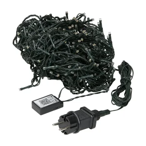 ECD Germany LED-lichtketting voor kerst met 720 LED's, 54m, warm wit, voor binnen en buiten IP44, kerstverlichting kerstlichtketting voor kerstboom