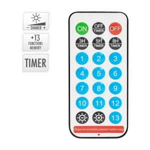 ECD Germany solar kerstverlichting buiten 16m 800LED warm wit waterdicht IP44 met timer afstandsbediening 13 lichtstanden tuin balkon terras decoratie