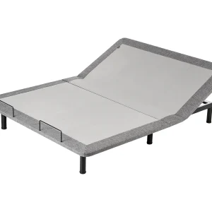 Elektrisch verstelbaar bedframe BRUNOY 160 x 200 cm Grijs
