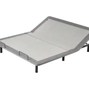 Elektrisch verstelbaar bedframe BRUNOY 180 x 200 cm Grijs