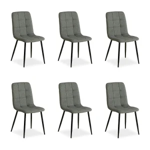 Eetkamerstoel 43,5x88x50 cm Grijs Eames