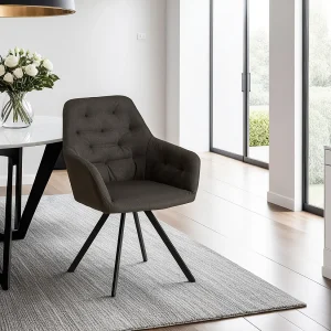 Eetkamerstoel 59x88x57 cm Antraciet Eames