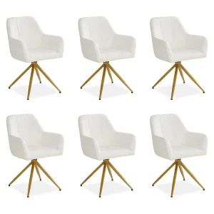 Eetkamerstoel 56x86x60 cm beige