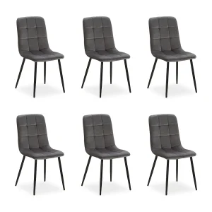 Eetkamerstoel 43,5x88x50 cm Grijs Eames