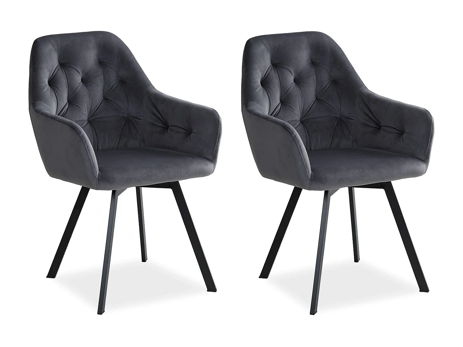 Eetkamerstoelen Set 59x87,5x65 cm Grijs Eames Stoelen