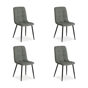 Eetkamerstoel 43,5x88x50 cm grijs Eames