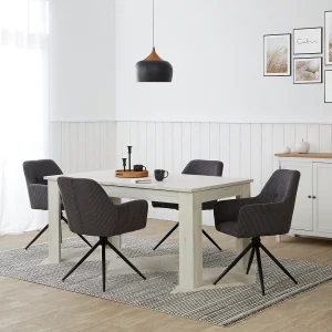 Eetkamerstoel 57x85x59 cm grijs