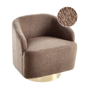 Fauteuil LAVIK Stof Bruin Fauteuil LAVIK Stof Bruin