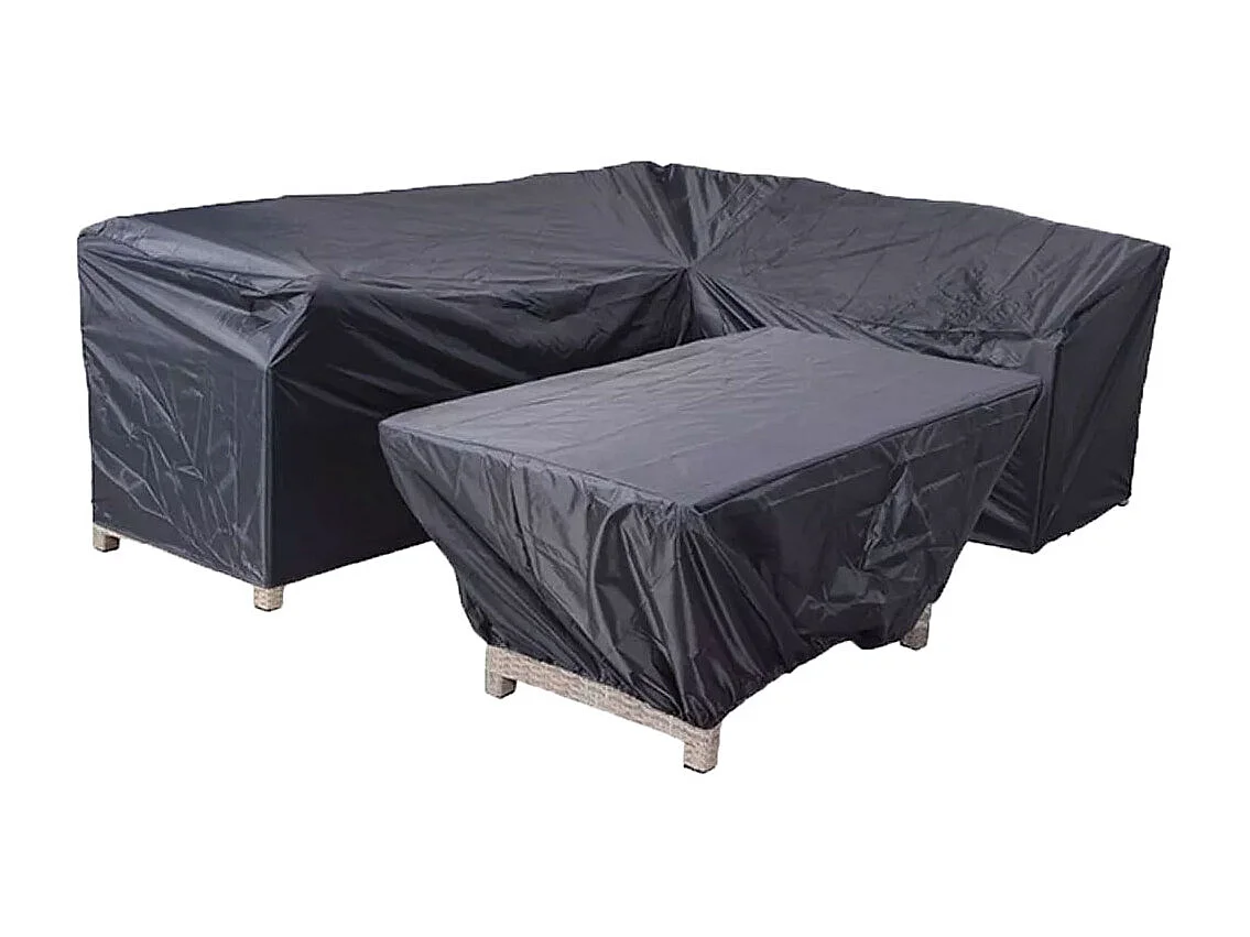 Garden Impressions Lounge dining beschermhoes 255/205x73xH80 en 152x82xH65 cm